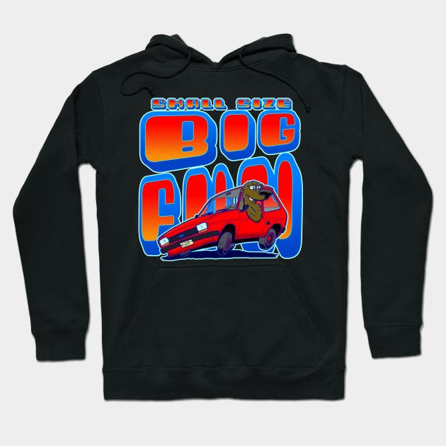 Ford Fiesta mk 1 Big Fun Hoodie by Andres7B9